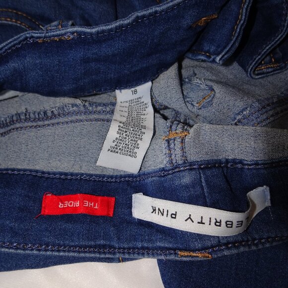 Celebrity Pink The Rider Ankle Length Plus Size Skinny Jeans - Picture 6 of 6